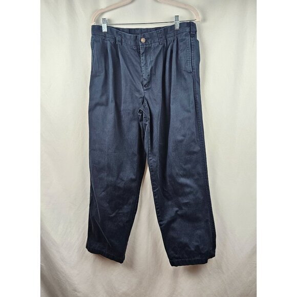 Duluth Trading Co. Men 100% Cotton Pants blue Slacks Size 34x30 - Picture 1 of 4